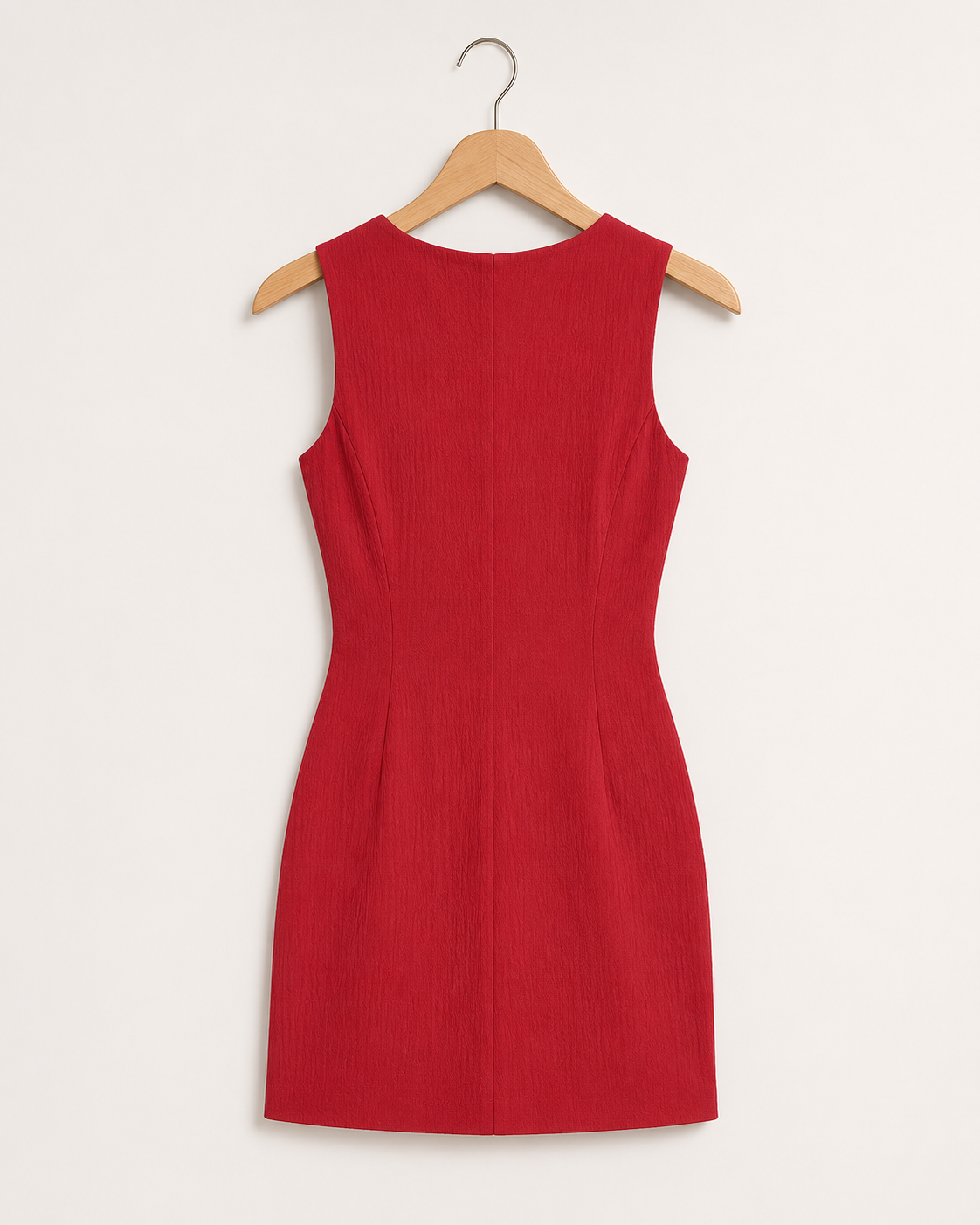Amelie Crinkle Linen V-Neck Mini Dress