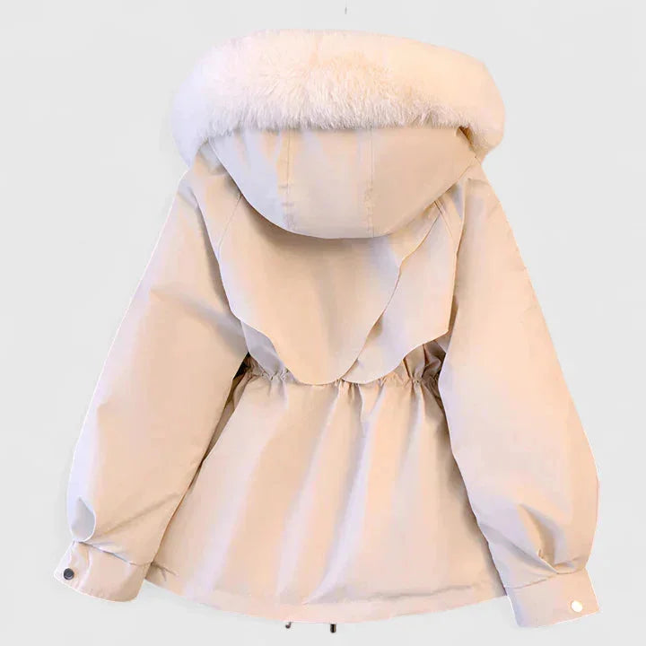 Griselda Faux Fur Trim Hooded Zip Parka