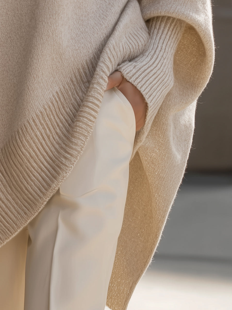 Xanthe Oversized Soft Drape Poncho