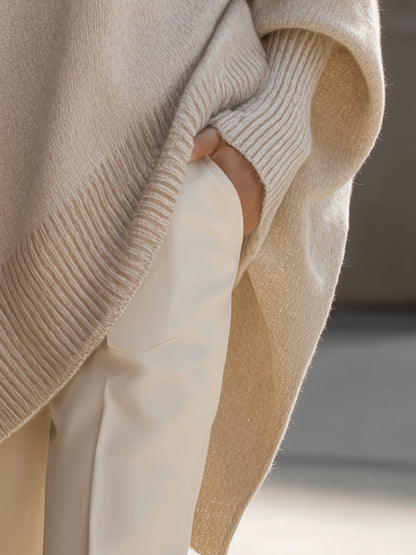 Xanthe Oversized Soft Drape Poncho