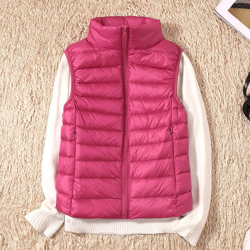 Nicolette Lightweight Stand Collar Padded Gilet