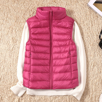 Nicolette Lightweight Stand Collar Padded Gilet