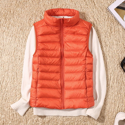 Nicolette Lightweight Stand Collar Padded Gilet