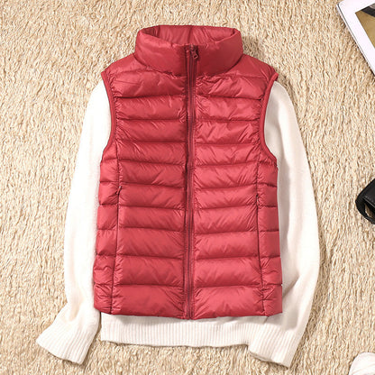 Nicolette Lightweight Stand Collar Padded Gilet