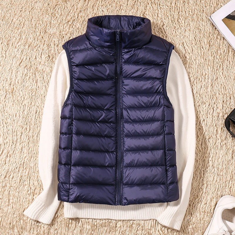 Nicolette Lightweight Stand Collar Padded Gilet