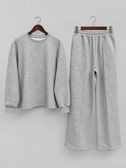 Serena Crew Neck Sweatshirt Wide Leg Co-Ord Set