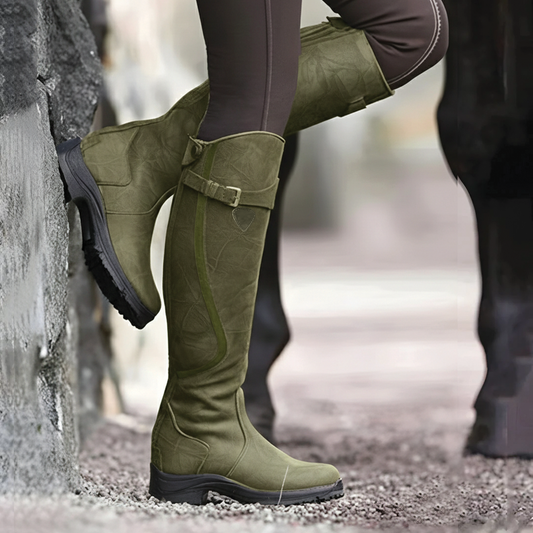 Freya Vegan Leather Knee High Outdoor Boots
