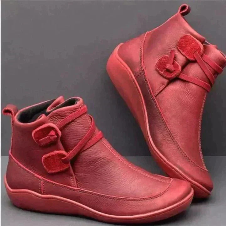 Brigitte Cushioned Pull-On Ankle Boots