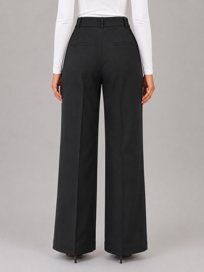 Daphne High Waisted Tailored Straight Leg Trousers