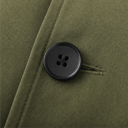 Amara Belted Double-Breasted Long Trench Coat