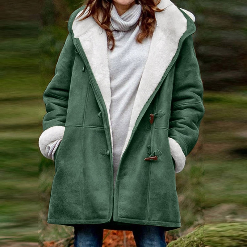 Estelle Longline Hooded Toggle Coat