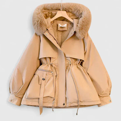 Griselda Faux Fur Trim Hooded Zip Parka