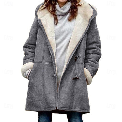 Estelle Longline Hooded Toggle Coat