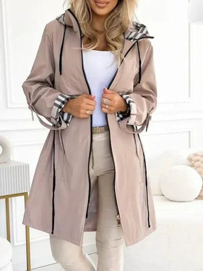 Winona Hooded Zip Front Weatherproof Coat