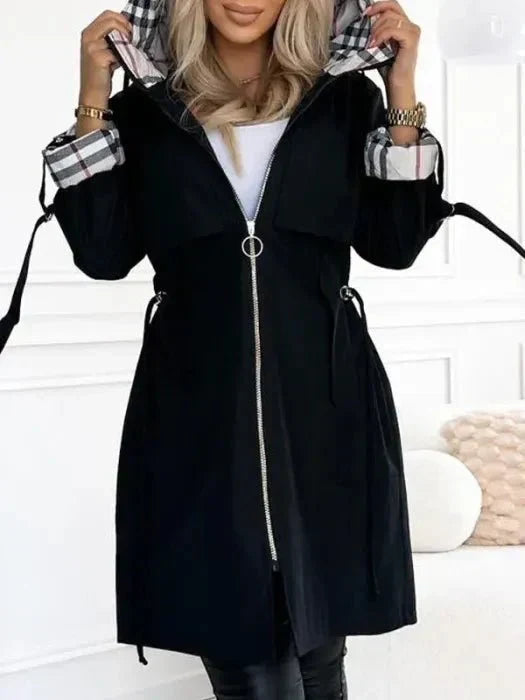 Winona Hooded Zip Front Weatherproof Coat