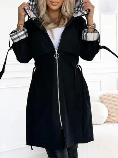 Winona Hooded Zip Front Weatherproof Coat