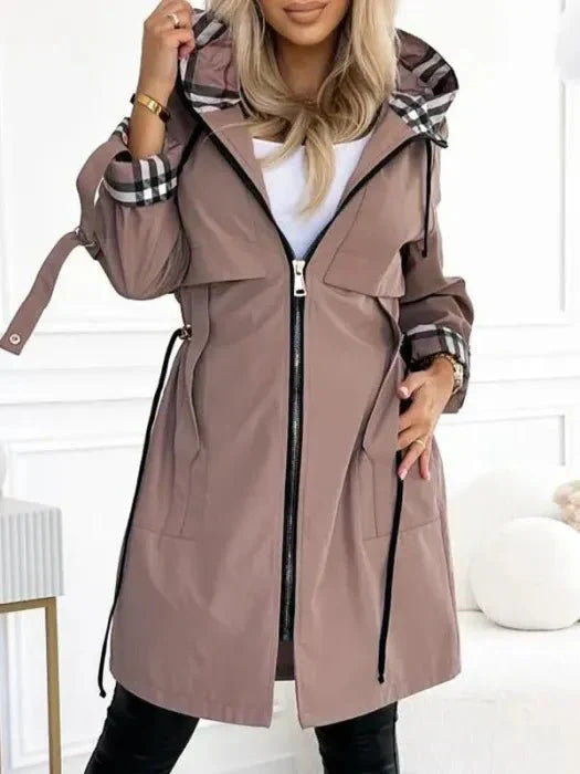 Winona Hooded Zip Front Weatherproof Coat