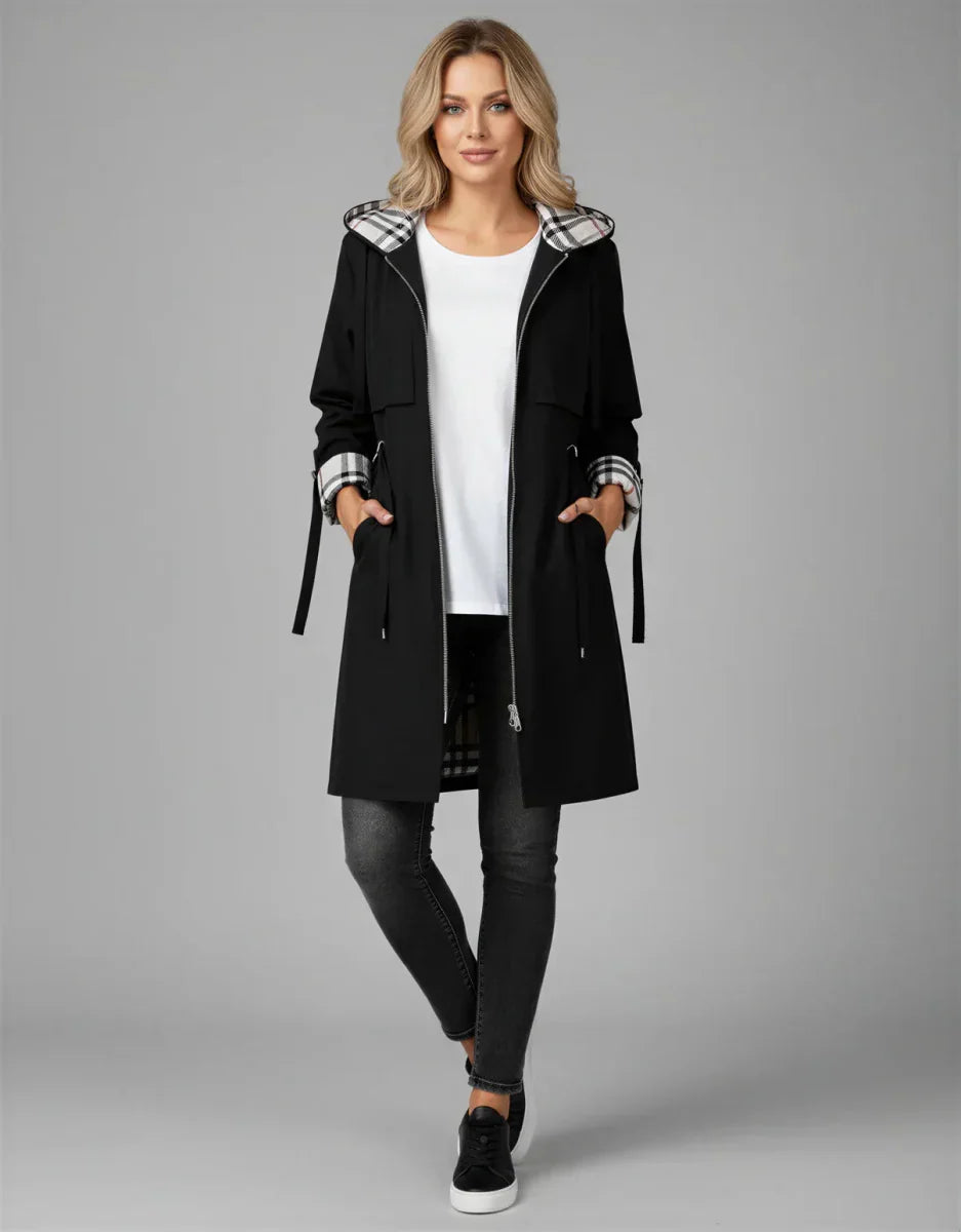 Winona Hooded Zip Front Weatherproof Coat