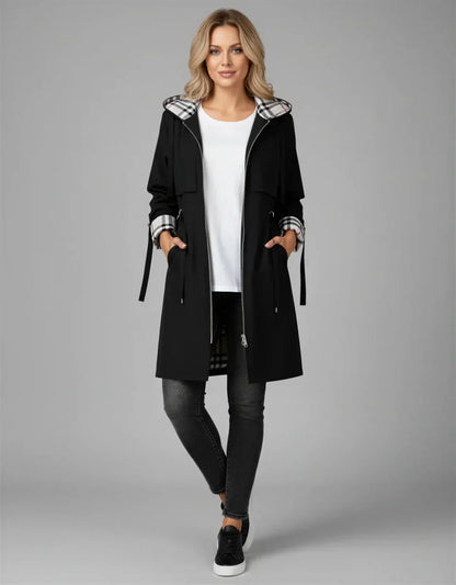 Winona Hooded Zip Front Weatherproof Coat