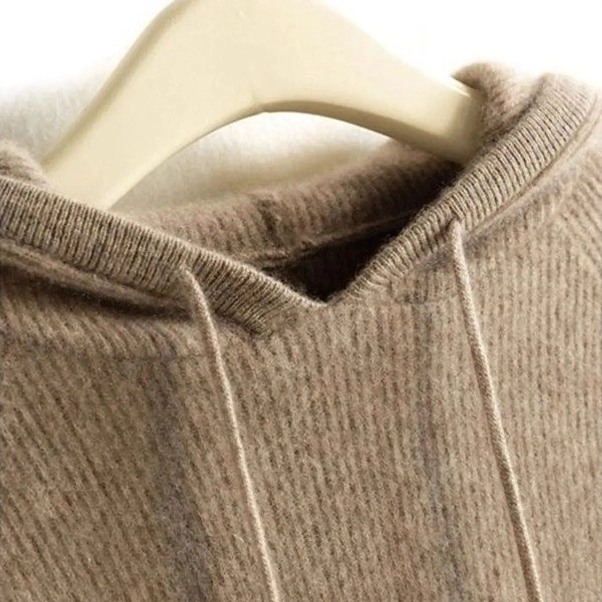 Rosalie Cashmere Mink Blend Hooded Knit Jumper