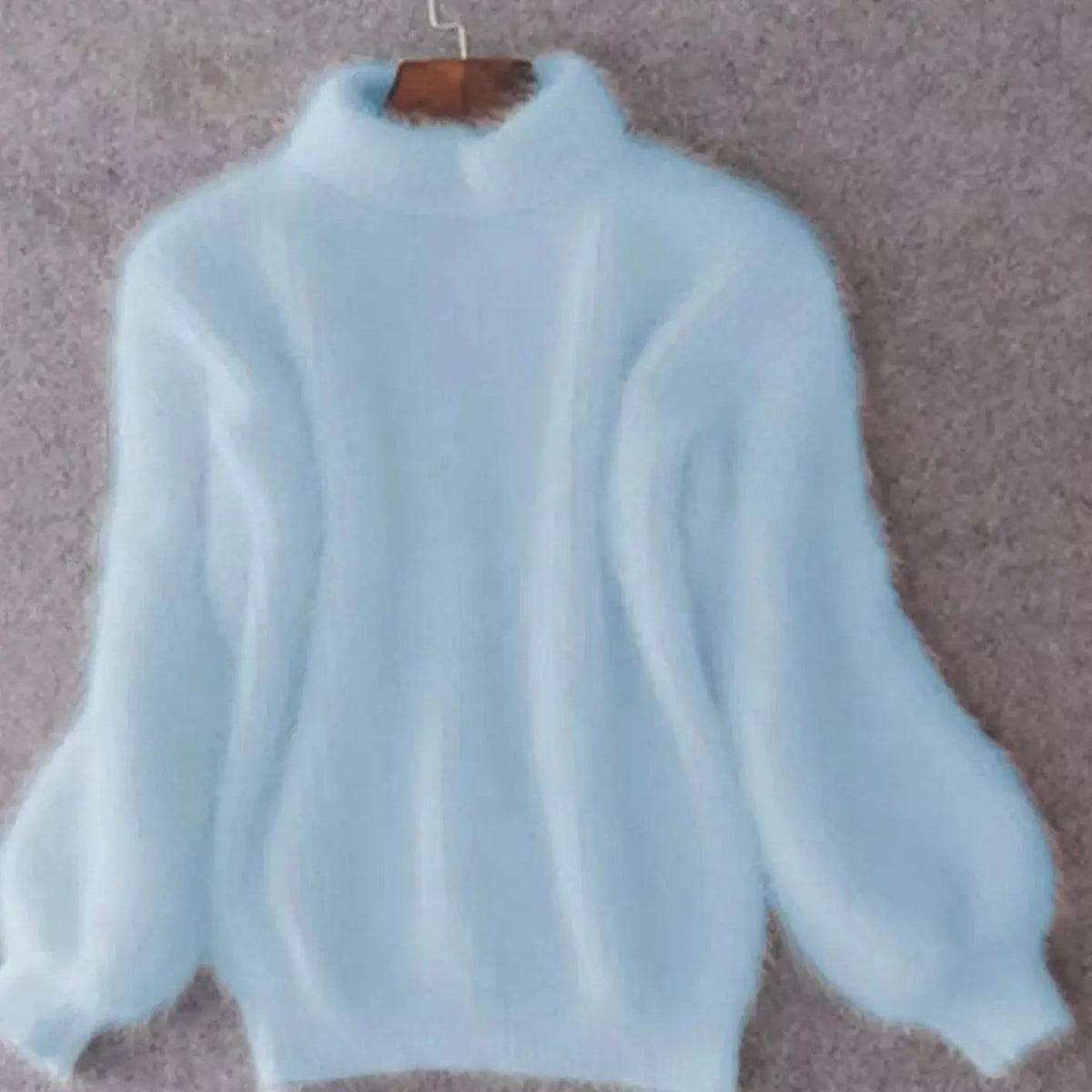 Isadora Relaxed Fit Fluffy Turtleneck Jumper