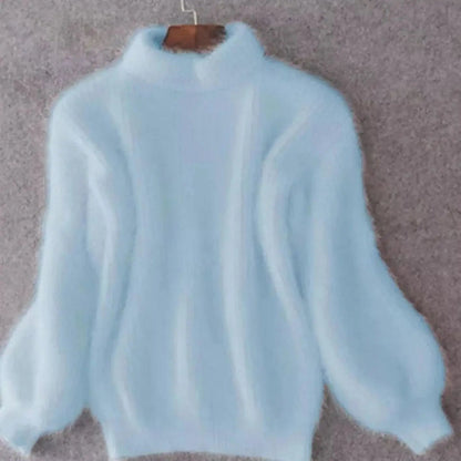 Isadora Relaxed Fit Fluffy Turtleneck Jumper