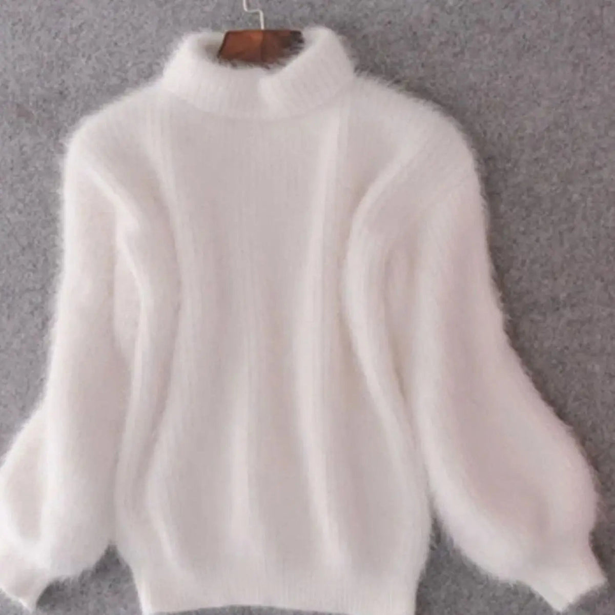 Isadora Relaxed Fit Fluffy Turtleneck Jumper