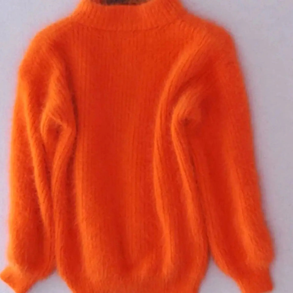 Isadora Relaxed Fit Fluffy Turtleneck Jumper