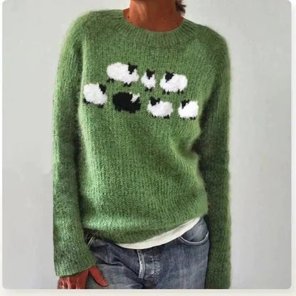 Matilda Relaxed Fit Nordic Boat Neck Jumper