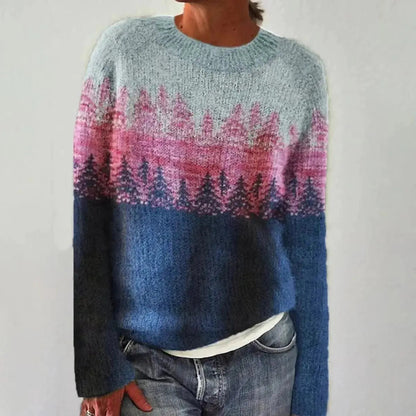 Matilda Relaxed Fit Nordic Boat Neck Jumper