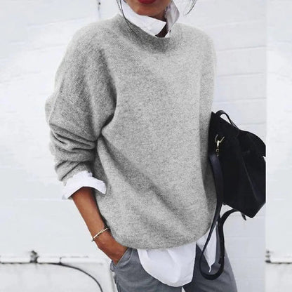 Amelia Oversized Crew Neck Knit Jumper