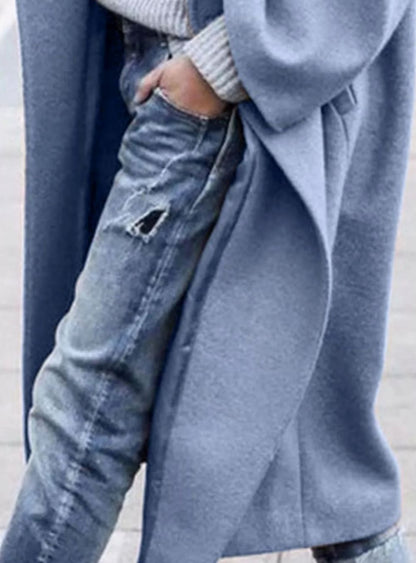Celine Oversized Single-Breasted Long Wool Coat