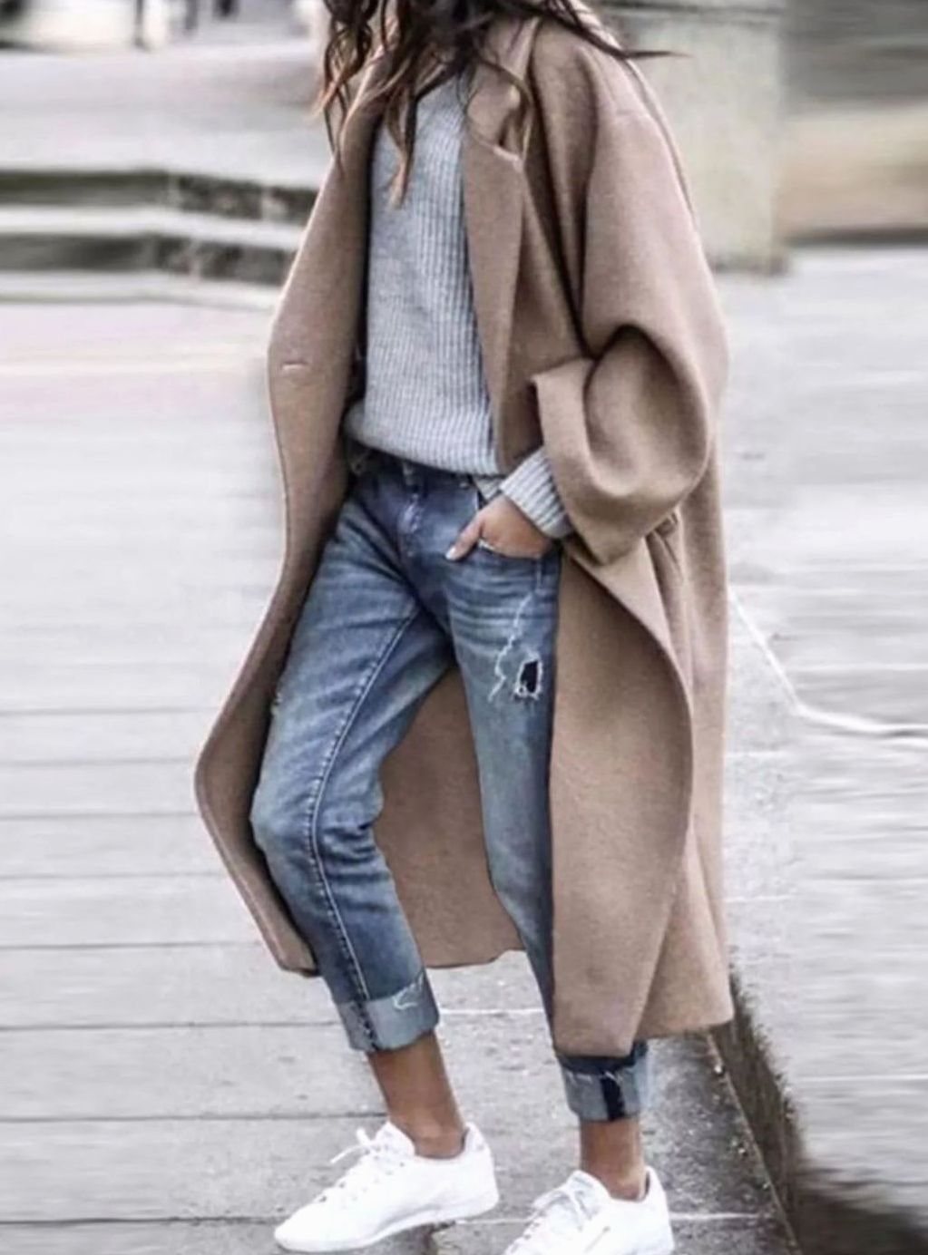 Celine Oversized Single-Breasted Long Wool Coat