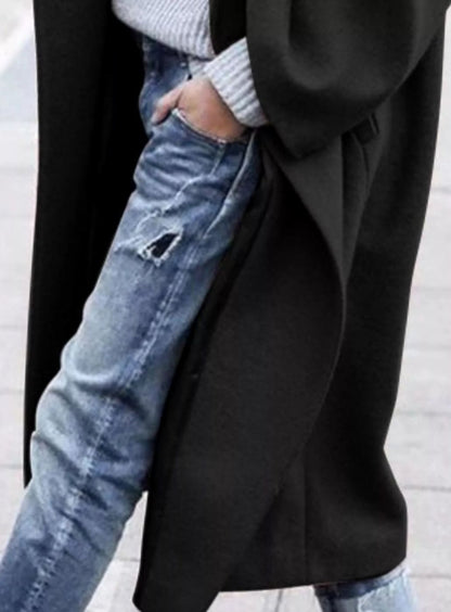 Celine Oversized Single-Breasted Long Wool Coat