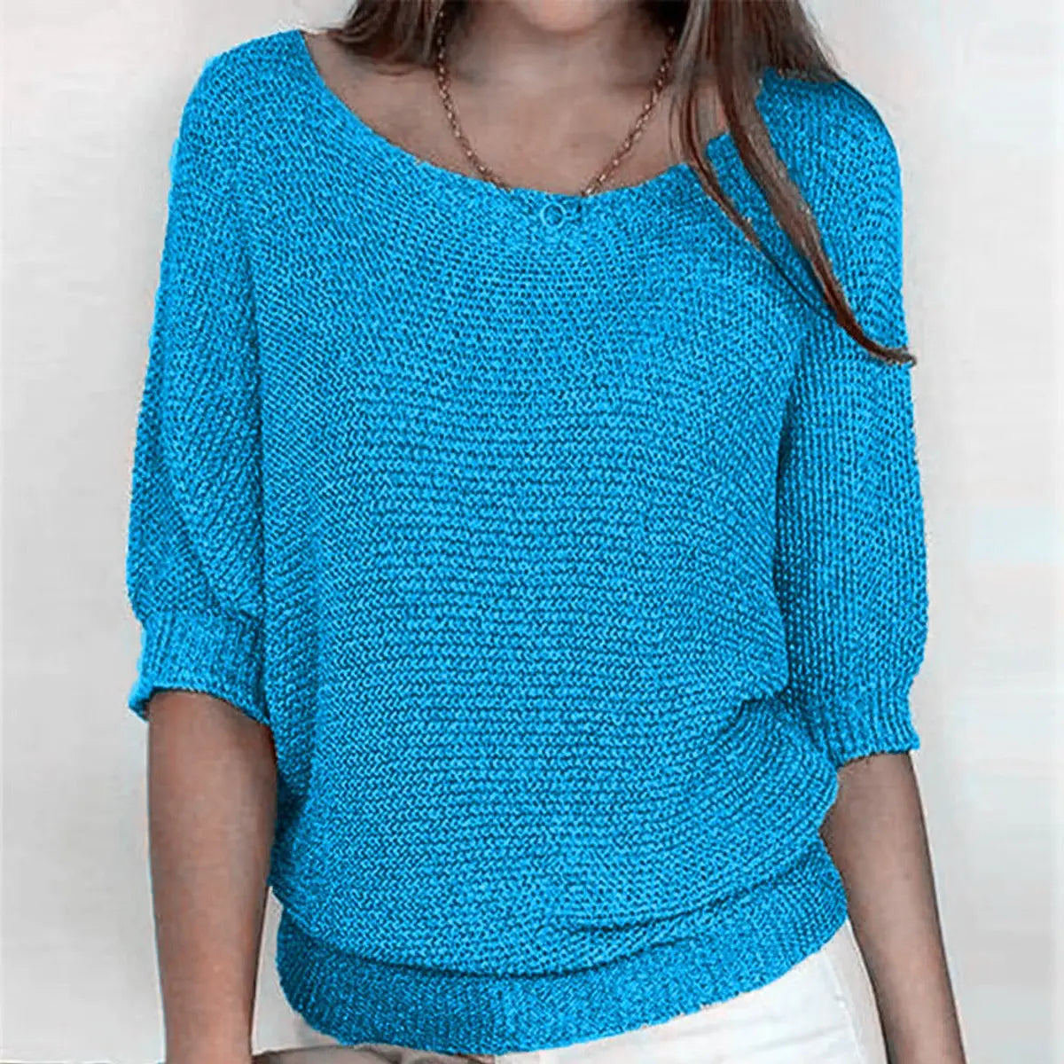 Camilla Relaxed Fit Batwing Sleeve Knit Jumper