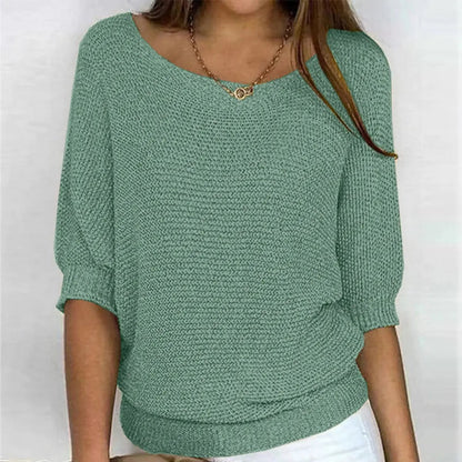 Camilla Relaxed Fit Batwing Sleeve Knit Jumper