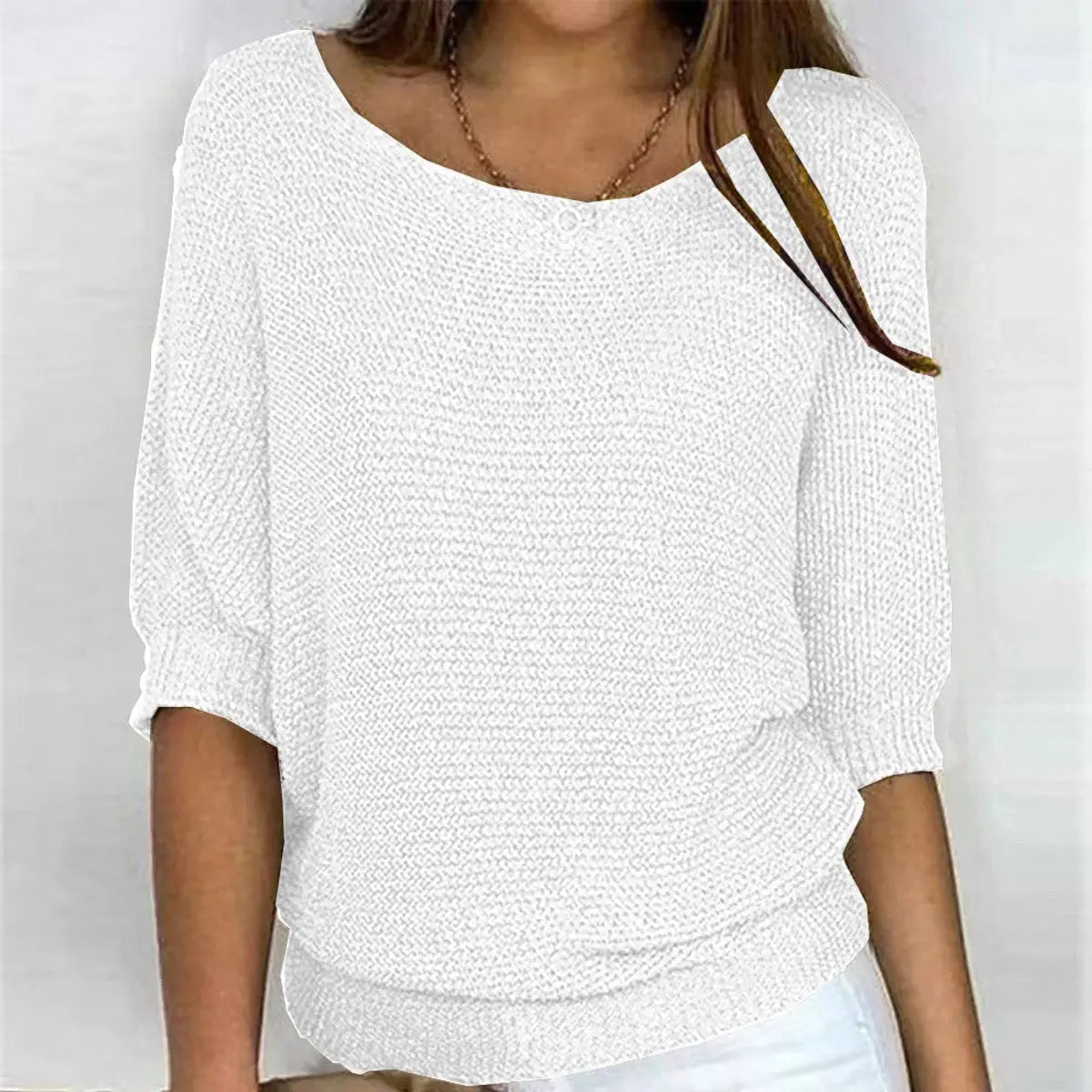 Camilla Relaxed Fit Batwing Sleeve Knit Jumper