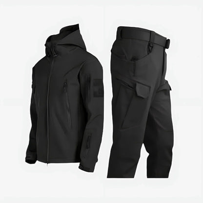 Greta Hooded Jacket Cargo Trouser Outdoor Set