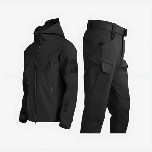 Greta Hooded Jacket Cargo Trouser Outdoor Set