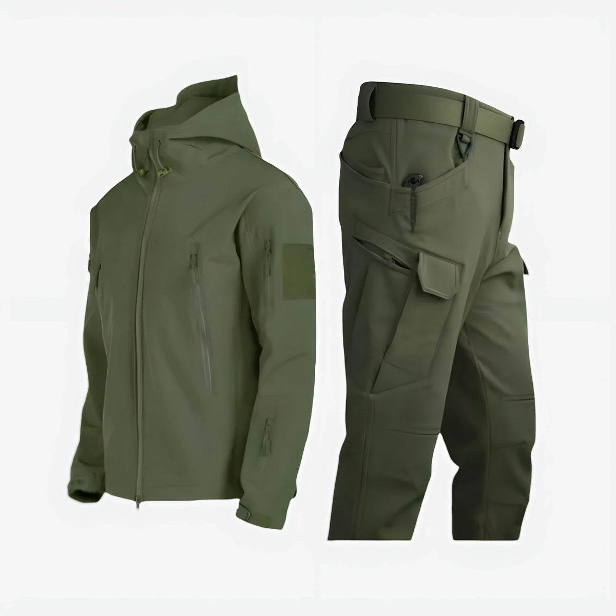 Greta Hooded Jacket Cargo Trouser Outdoor Set