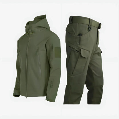 Greta Hooded Jacket Cargo Trouser Outdoor Set