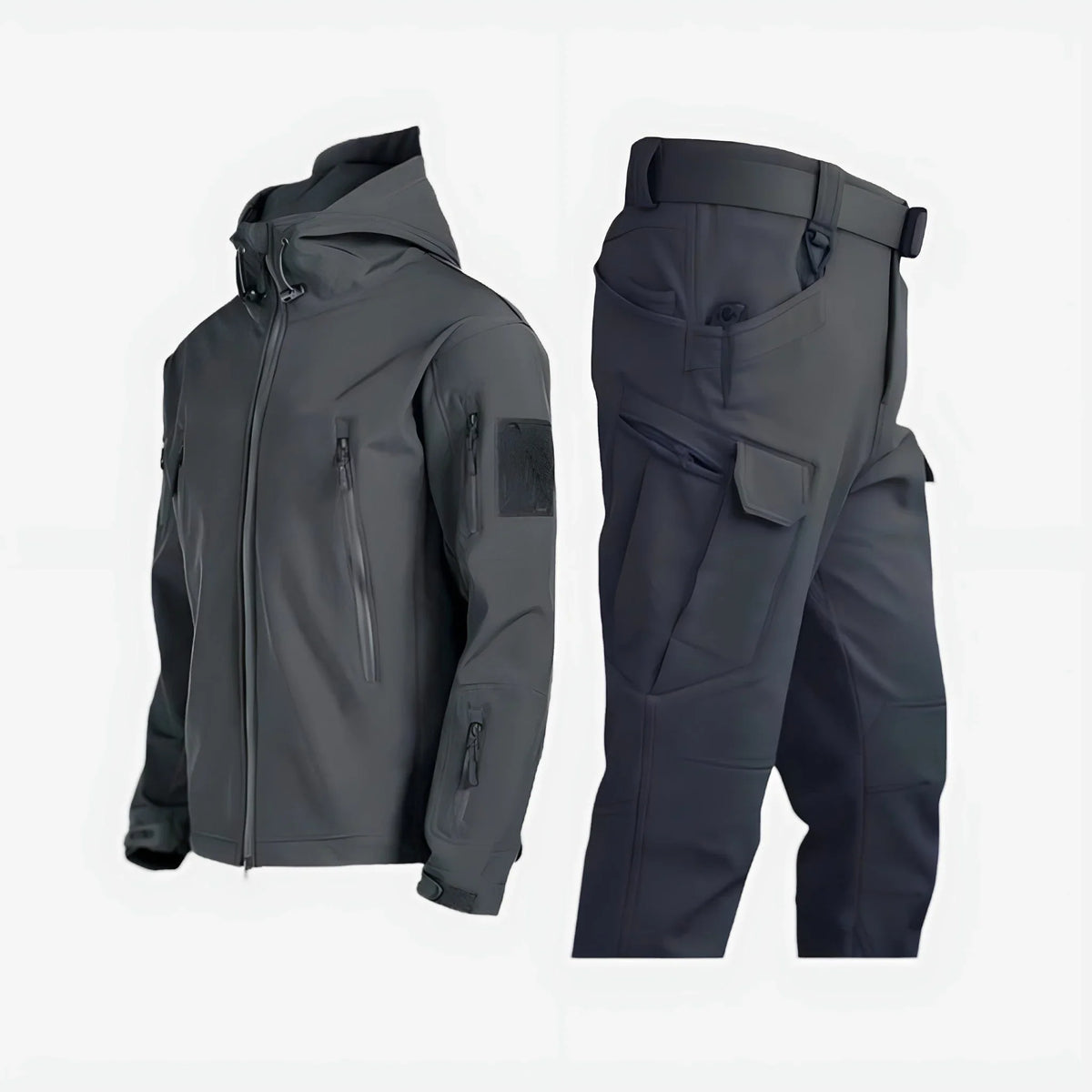 Greta Hooded Jacket Cargo Trouser Outdoor Set