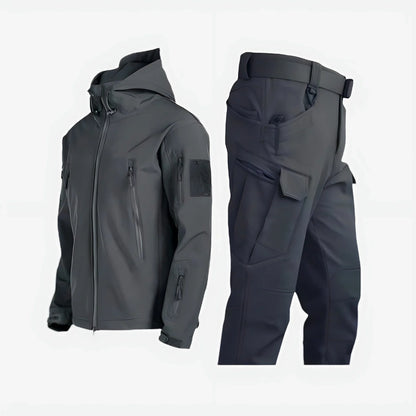 Greta Hooded Jacket Cargo Trouser Outdoor Set