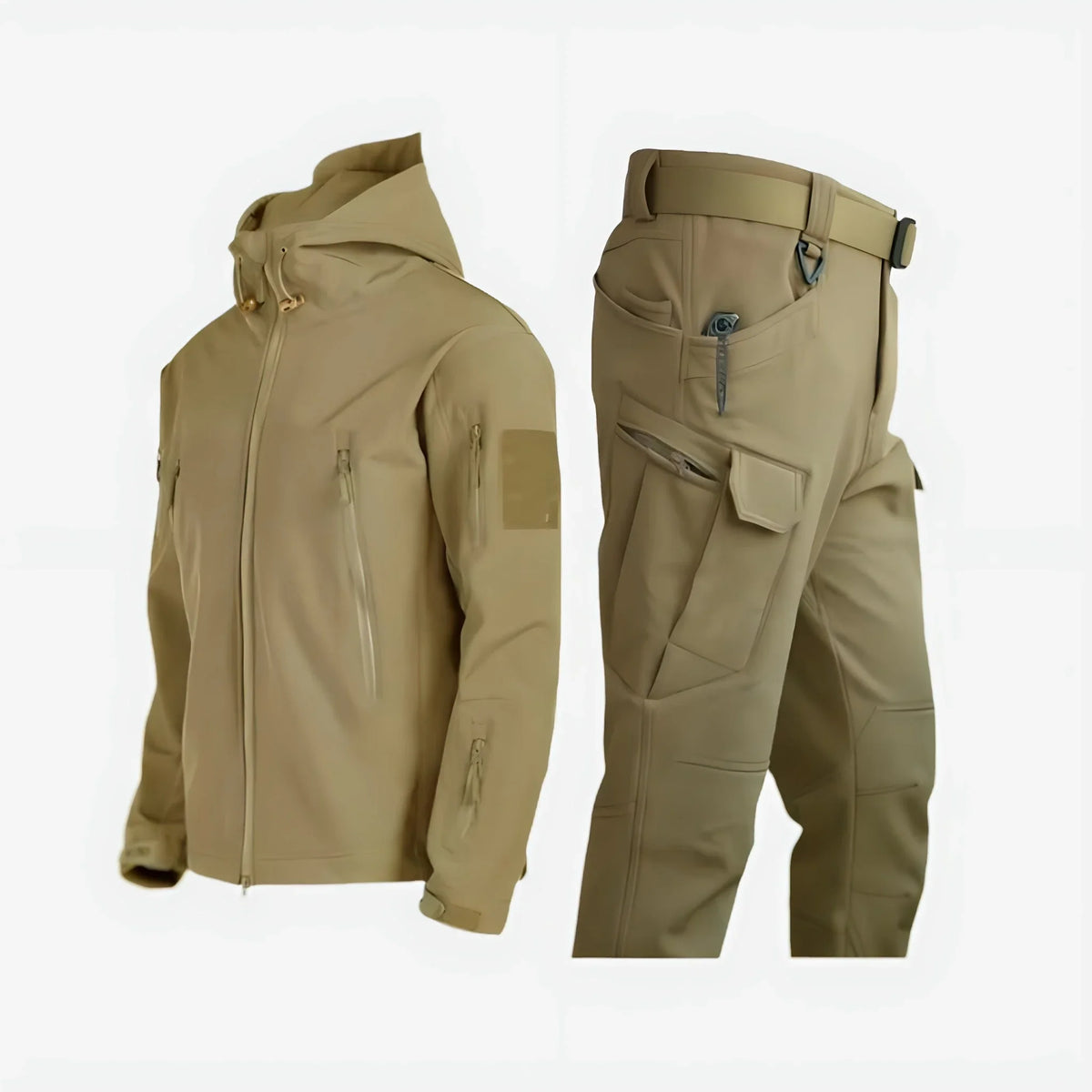 Greta Hooded Jacket Cargo Trouser Outdoor Set