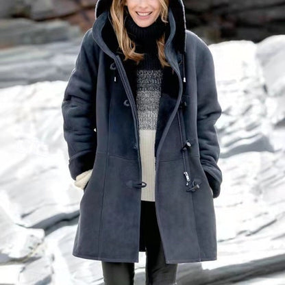 Estelle Longline Hooded Toggle Coat